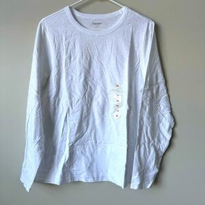 Old‎ Navy Everywear White Long Sleeve Cotton Tee